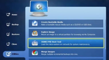 AOMEI PXE Boot