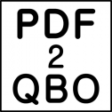 PDF2QBO (PDF to QBO Converter)
